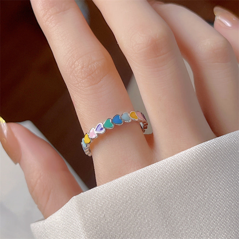 Amor al por mayor Love Apertura de cobre anillos de cobre